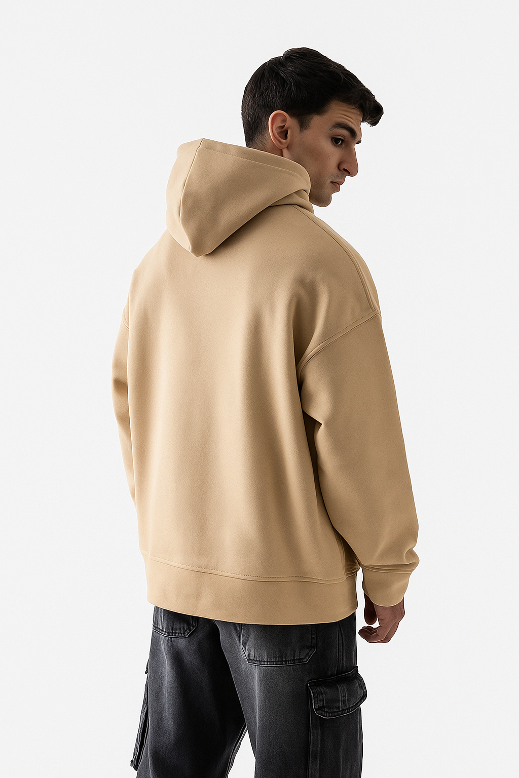 Beige Hoodie