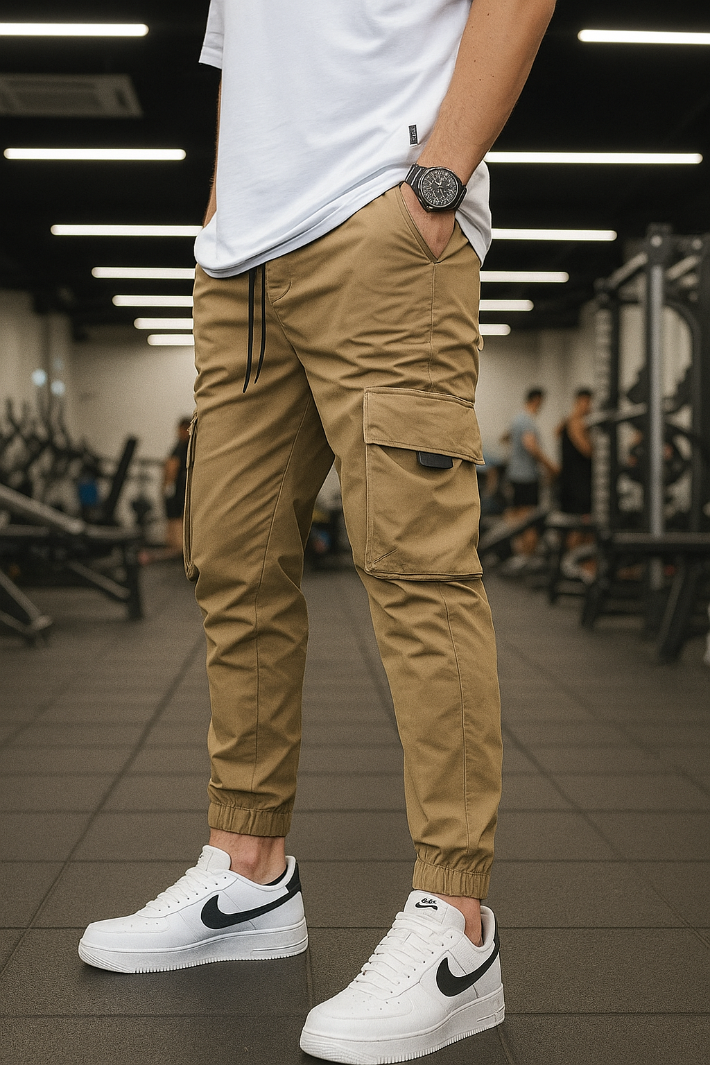 Six Pocket Cargo Trouser - Brown