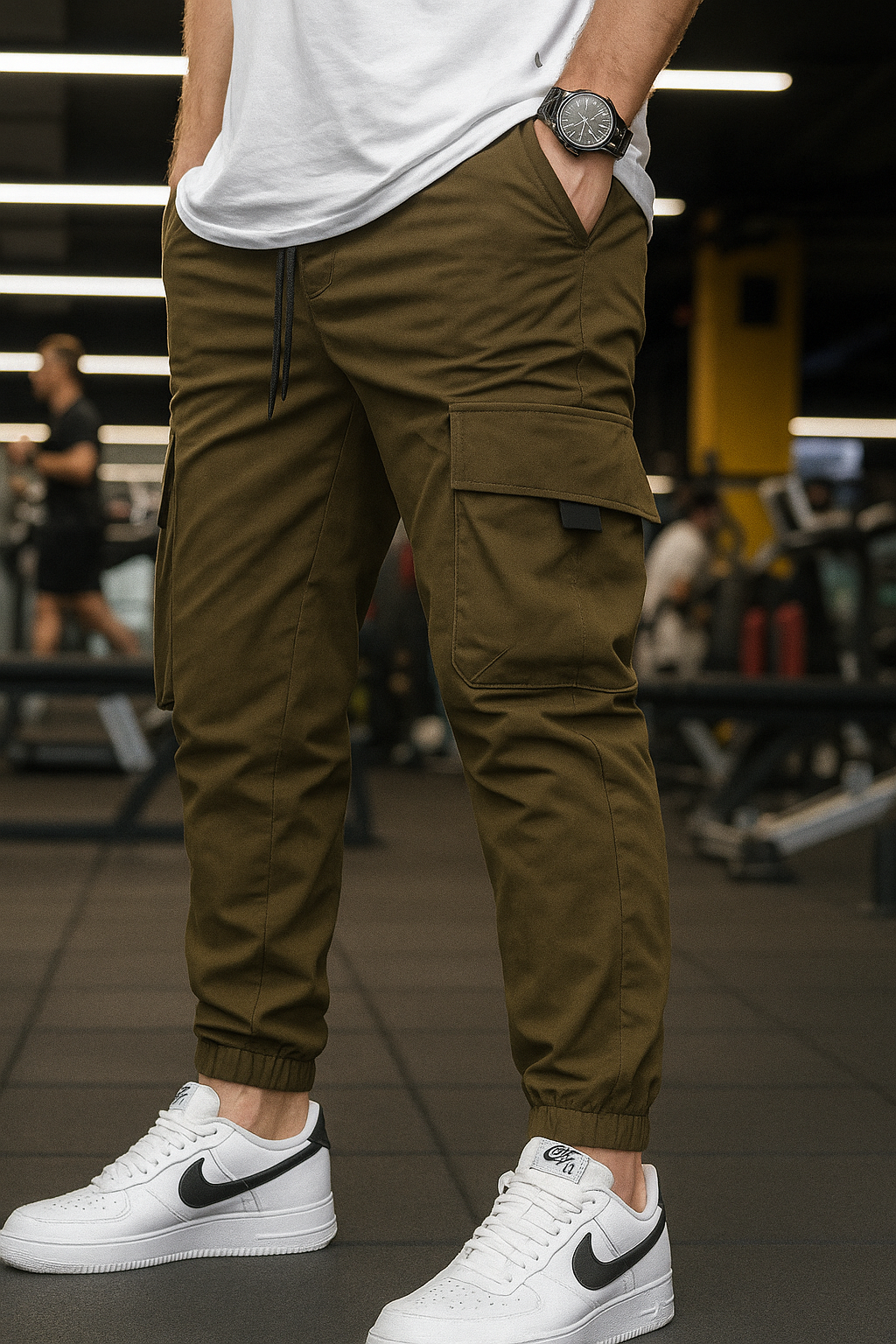 Six Pocket Cargo Trouser - Dark Brown