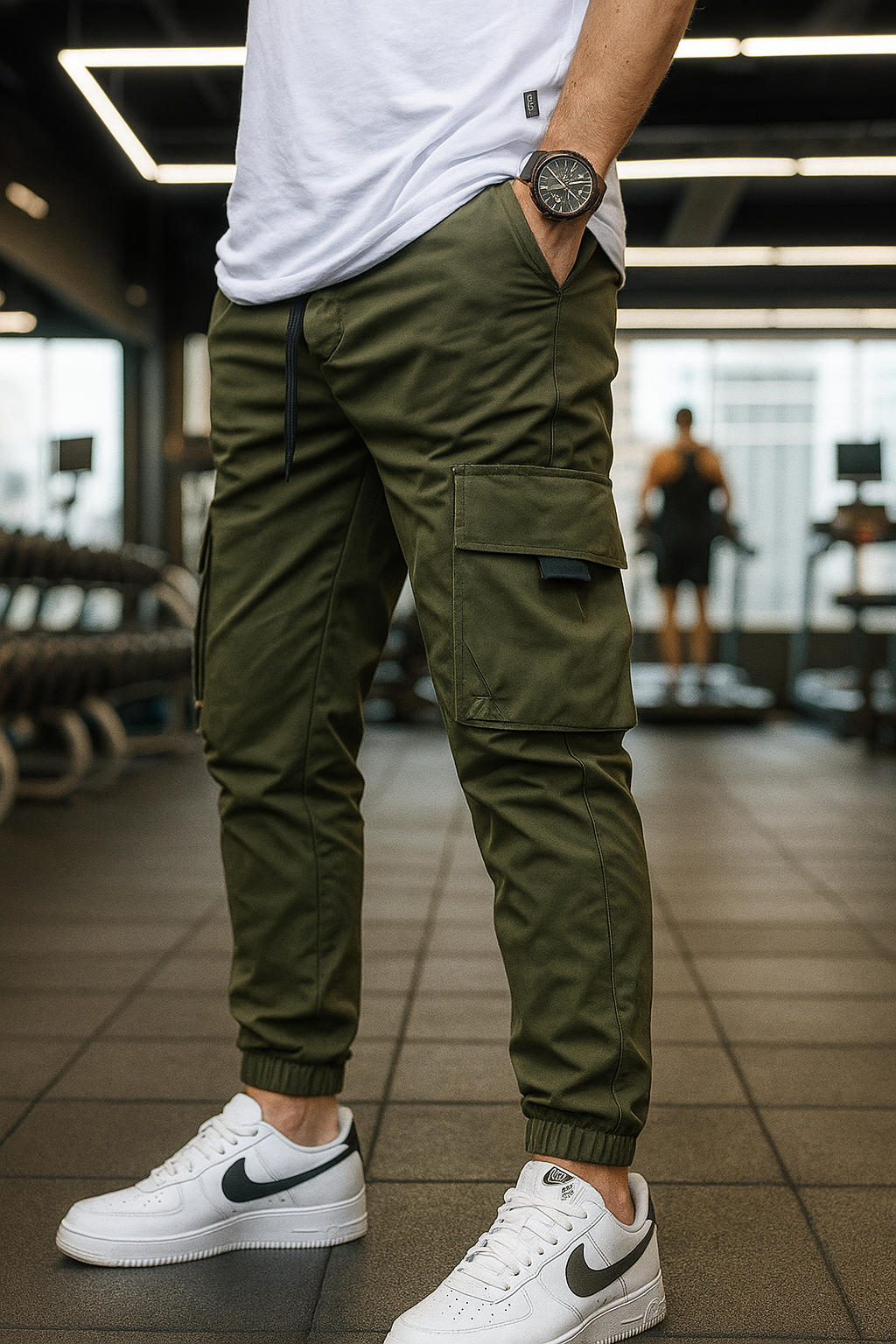 Six Pocket Cargo Trouser - Grey